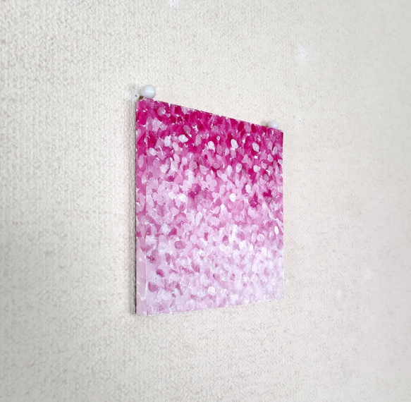 「桜の花につつまれて」コルクボードの原画＊アートパネル 8枚目の画像