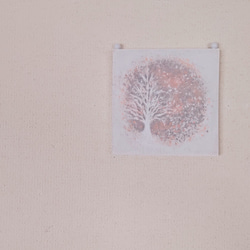 「樹氷＊やさしい冬の陽」コルクボードの原画＊アートパネル 6枚目の画像