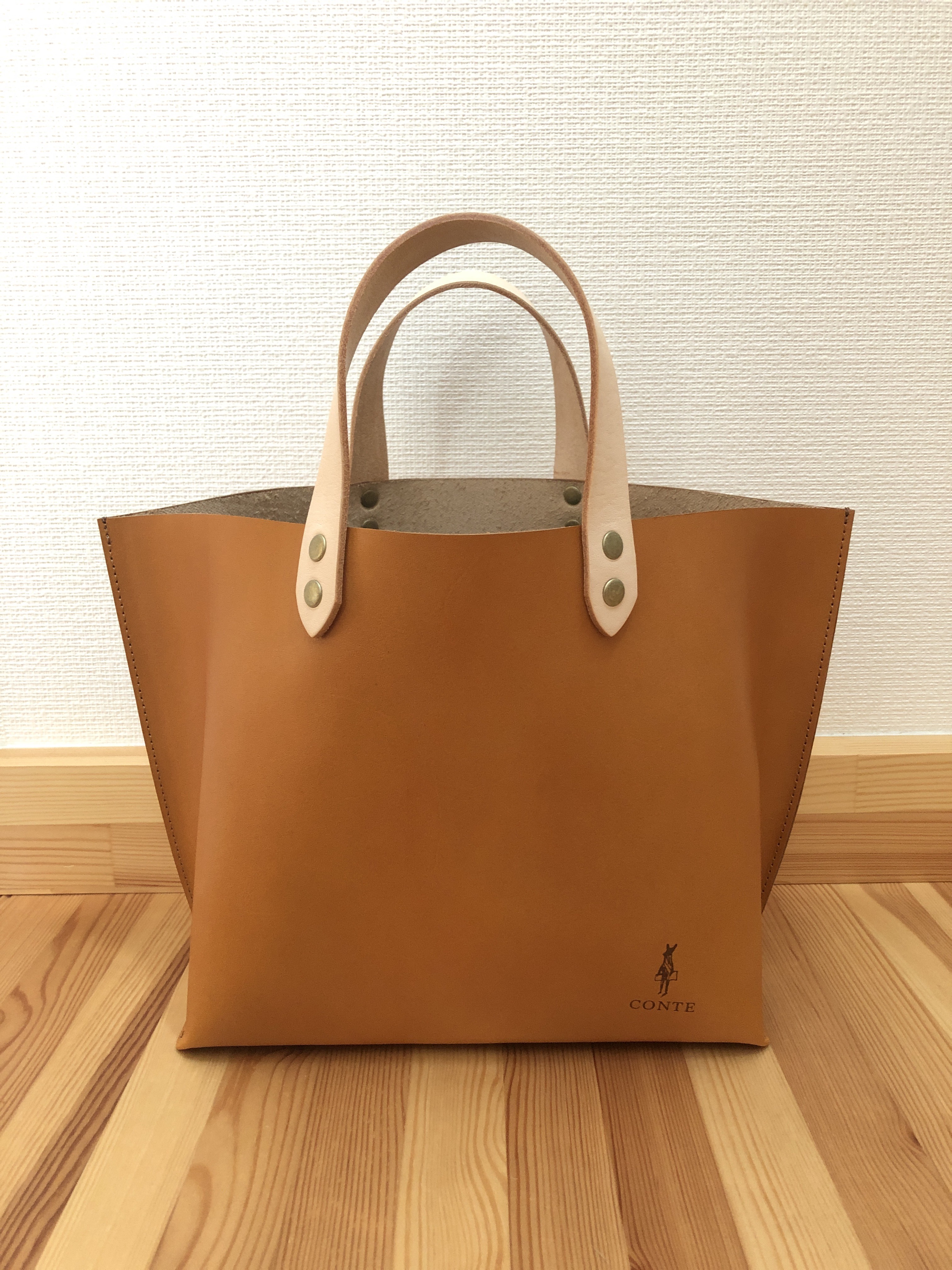 【受注製作】本革　ハンドバッグ（中）