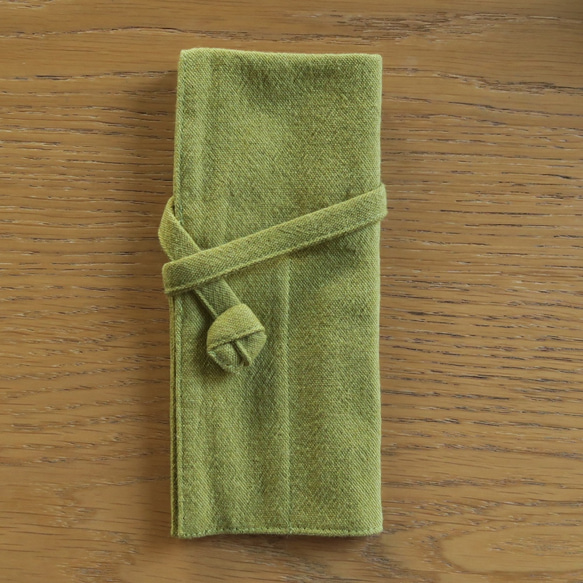 福袋 | 簡潔小筆袋 | 芥末黃x濃綠x橄欖綠 三入一組 第6張的照片