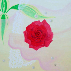 sale!「赤い薔薇」原画 2枚目の画像