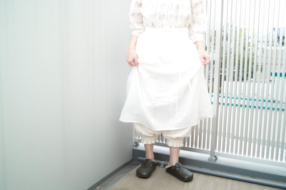 国産ダブルガーゼ 100% パフ バルーンパンツ ※選べる９色 7枚目の画像