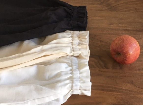 国産ダブルガーゼ 100% パフ バルーンパンツ ※選べる９色 9枚目の画像