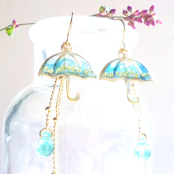 再販☂UMBRELLA Earrings *Bijou Stone* 2枚目の画像