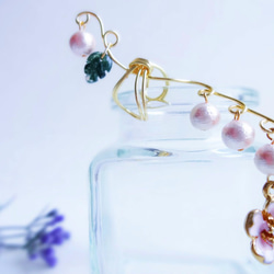 桜イヤーカフ❀淡桃色【Cherry Blossom Ear Cuff】桜 さくら ＳＡＫＵＲＡ サクラ Cherry 3枚目の画像