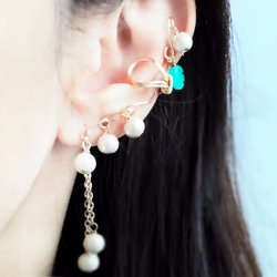 【Lily of the valley Ear Cuff 2】 1枚目の画像