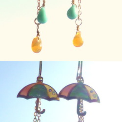 再）☂UMBRELLA Earrings*Marshmallow* 4枚目の画像