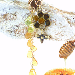 耳骨夾 蜂蜜Honeycomb Honey Bee  第2張的照片