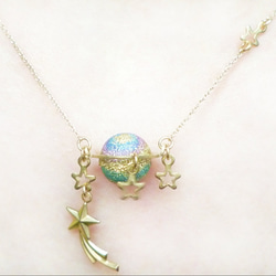 「土星はペット。」なネックレス/Saturn Necklace 5枚目の画像