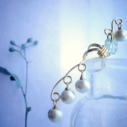 ❀鈴蘭イヤーカフ 【Lily of the valley Ear Cuff】 4枚目の画像