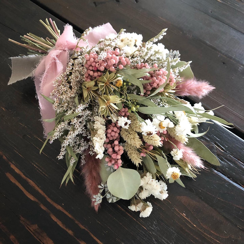 ドライフラワー スワッグピンクペッパーベリー