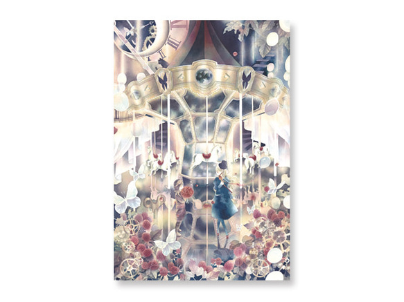 【お好み水彩ポスカ】5枚セット〈No.30〉星がきみをさらうまえに 1枚目の画像