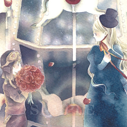 【お好み水彩ポスカ】5枚セット〈No.30〉星がきみをさらうまえに 2枚目の画像