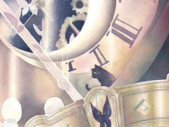 【お好み水彩ポスカ】5枚セット〈No.30〉星がきみをさらうまえに 3枚目の画像