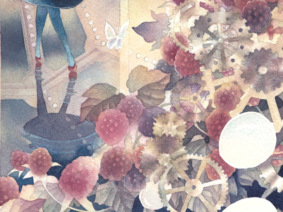 【お好み水彩ポスカ】5枚セット〈No.30〉星がきみをさらうまえに 4枚目の画像