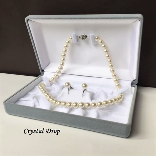 ジュエリーケース パール ピアス・イヤリング ネックレス 収納 保管 箱