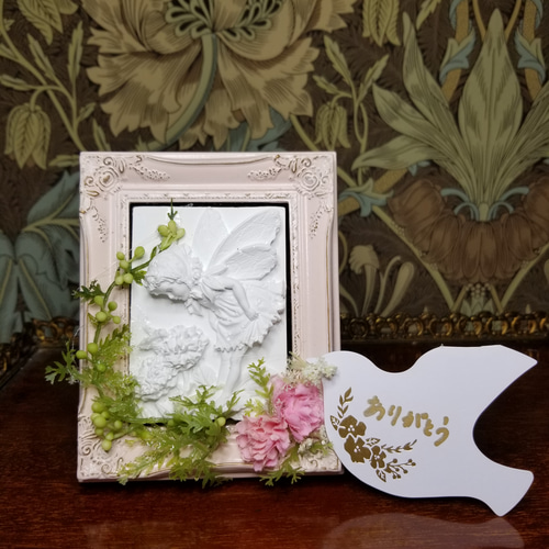 アロマストーン: PINKフレーム『花の妖精』 ディフューザー・アロマ  