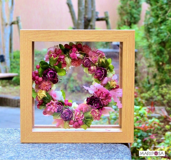 リース ドライフラワー ガーデニング