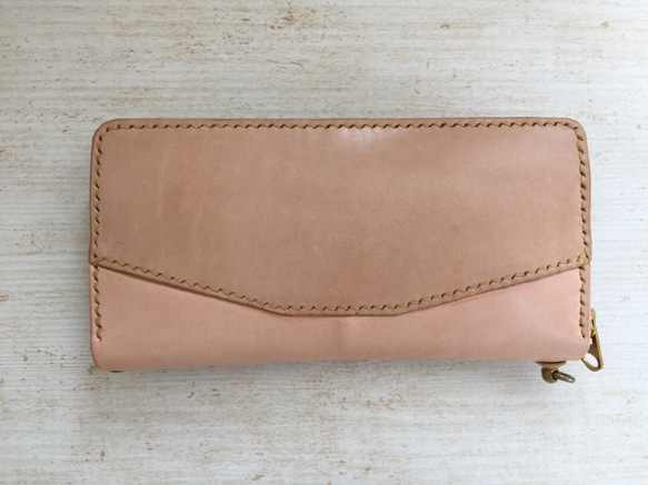 ※受注製作 [hourglass long wallet -round zip type-] 2枚目の画像