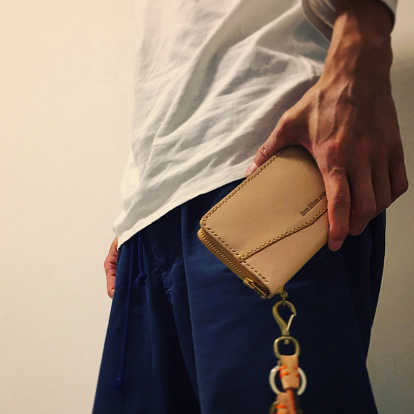 ※受注製作 [hourglass long wallet -round zip type-] 10枚目の画像