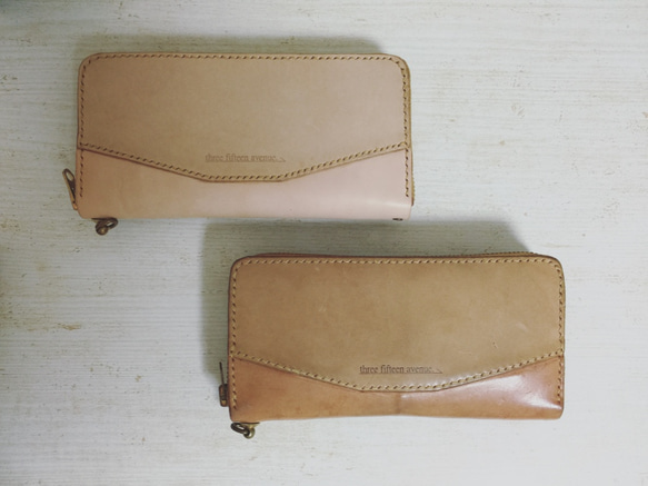 ※受注製作 [hourglass long wallet -round zip type-] 9枚目の画像