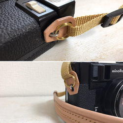 ※受注製作 [hourglass camera strap] 3枚目の画像