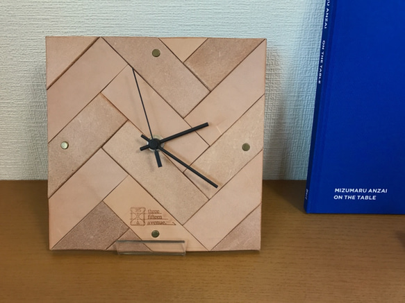 ※受注製作 [three fifteen herringbone wall clock] 6枚目の画像