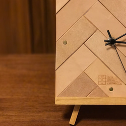 ※受注製作 [three fifteen herringbone wall clock] 1枚目の画像