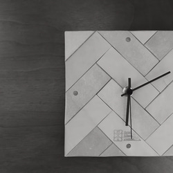 ※受注製作 [three fifteen herringbone wall clock] 8枚目の画像