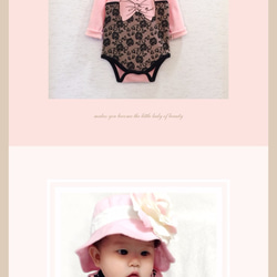 PUREST baby collection 時尚小貴婦蕾絲項鍊．寶寶．嬰兒．長袖．包屁衣．連身衣【粉色款】獨家款式設計 第4張的照片