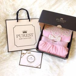 PUREST baby collection｜芭比小公主的粉紅寶盒裝扮｜禮盒組｜寶寶最佳彌月禮．週歲禮盒的首選 第1張的照片