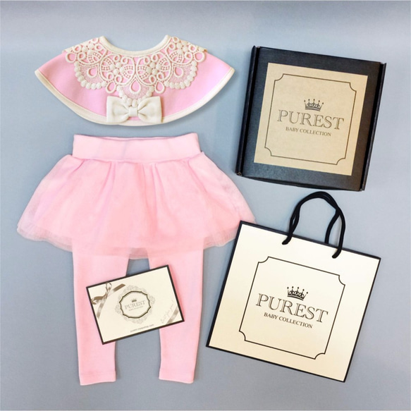 PUREST baby collection｜芭比小公主的粉紅寶盒裝扮｜禮盒組｜寶寶最佳彌月禮．週歲禮盒的首選 第3張的照片