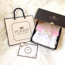 PUREST baby collection｜芭比小公主的粉紅寶盒裝扮｜禮盒組｜寶寶最佳彌月禮．週歲禮盒的首選 第4張的照片