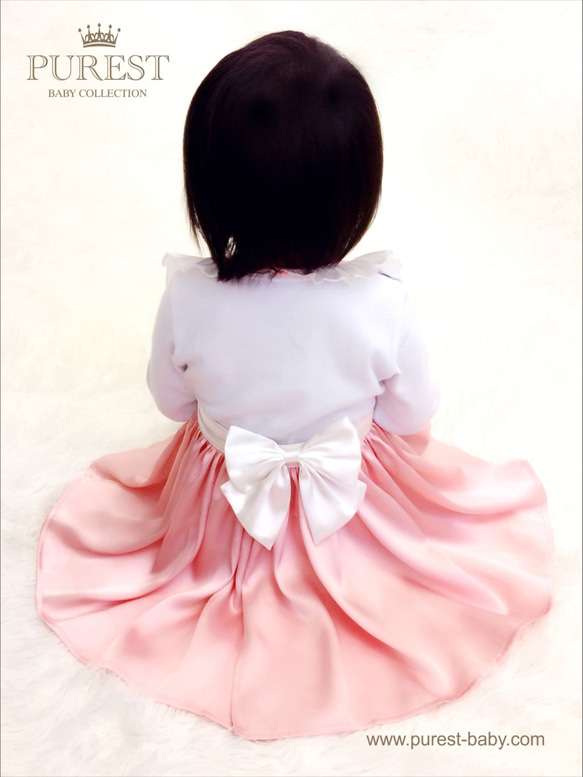 PUREST baby collection｜芭比小公主的華麗裝扮｜圍裙洋裝禮盒｜寶寶最佳彌月禮 ‧ 週歲禮盒的首選 第6張的照片
