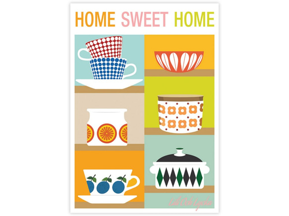 Poster • tw 丨Home Sweet Home1/插畫/掛畫/海報/尺寸可客製 第2張的照片