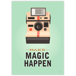 Poster • tw 丨Make Magic Happen/插畫/掛畫/海報/尺寸可客製 第3張的照片