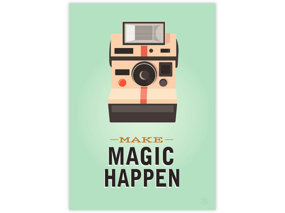 Poster • tw 丨Make Magic Happen/插畫/掛畫/海報/尺寸可客製 第3張的照片