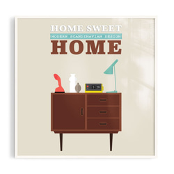 Poster • tw 丨Home Sweet Home2/插畫/掛畫/海報/尺寸可客製 第1張的照片