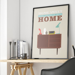 Poster • tw 丨Home Sweet Home2/插畫/掛畫/海報/尺寸可客製 第2張的照片