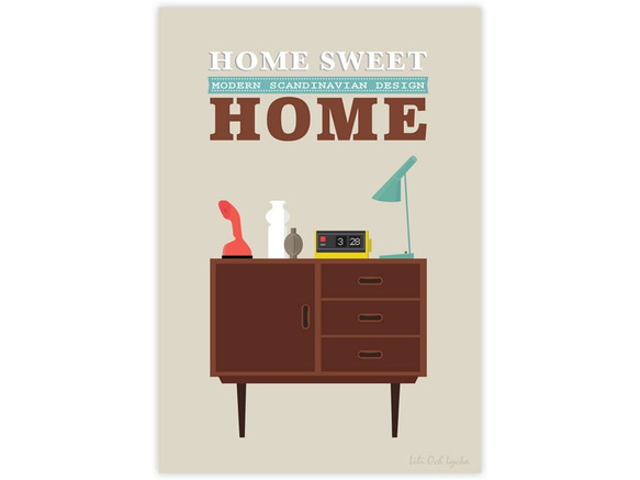 Poster • tw 丨Home Sweet Home2/插畫/掛畫/海報/尺寸可客製 第3張的照片