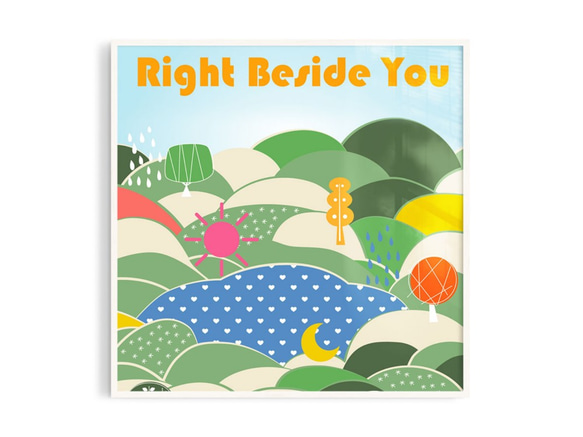 Poster • tw 丨Right Beside You/插畫/掛畫/海報/尺寸可客製 第1張的照片