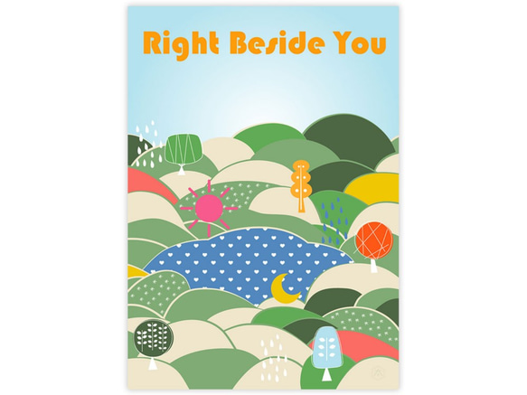 Poster • tw 丨Right Beside You/插畫/掛畫/海報/尺寸可客製 第3張的照片