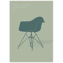 Poster • tw 丨Eames Armchair DAR/插畫/掛畫/海報/尺寸可客製 第3張的照片