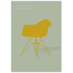 Poster • tw 丨Eames Armchair DAR/插畫/掛畫/海報/尺寸可客製 第3張的照片