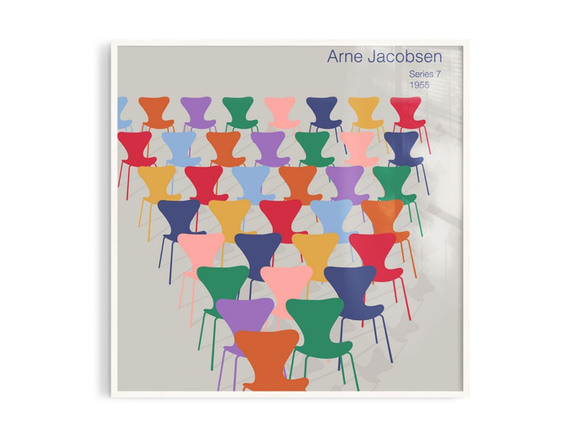 ポスター•tw丨アルネ・ヤコブセンシリーズ7 /イラスト/壁画/ポスター