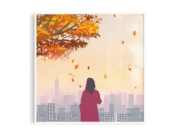 ポスター•tw丨秋はもっと美しい/イラスト/吊り絵/ポスター/サイズはカスタマイズ可能 1枚目の画像