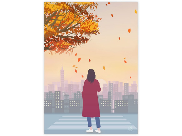 ポスター•tw丨秋はもっと美しい/イラスト/吊り絵/ポスター/サイズはカスタマイズ可能 3枚目の画像