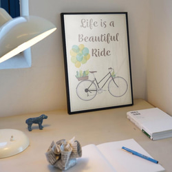 Poster • tw 丨Life is a beautiful ride_7/插畫/掛畫/海報/尺寸可客製 第2張的照片