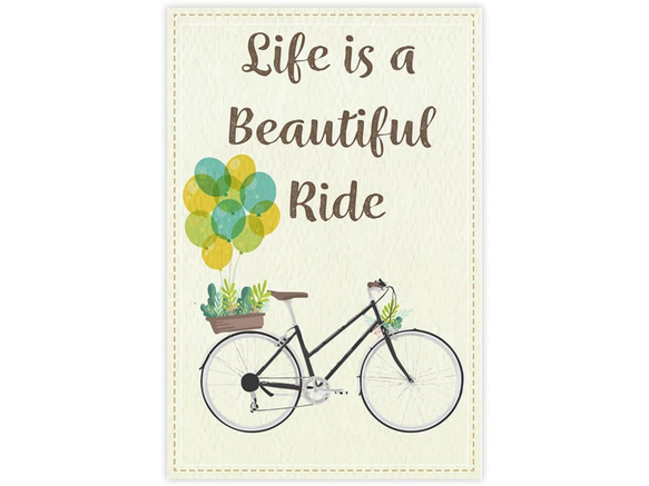 Poster • tw 丨Life is a beautiful ride_7/插畫/掛畫/海報/尺寸可客製 第3張的照片