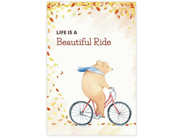 Poster • tw 丨Life is a beautiful ride_8/插畫/掛畫/海報/尺寸可客製 第3張的照片